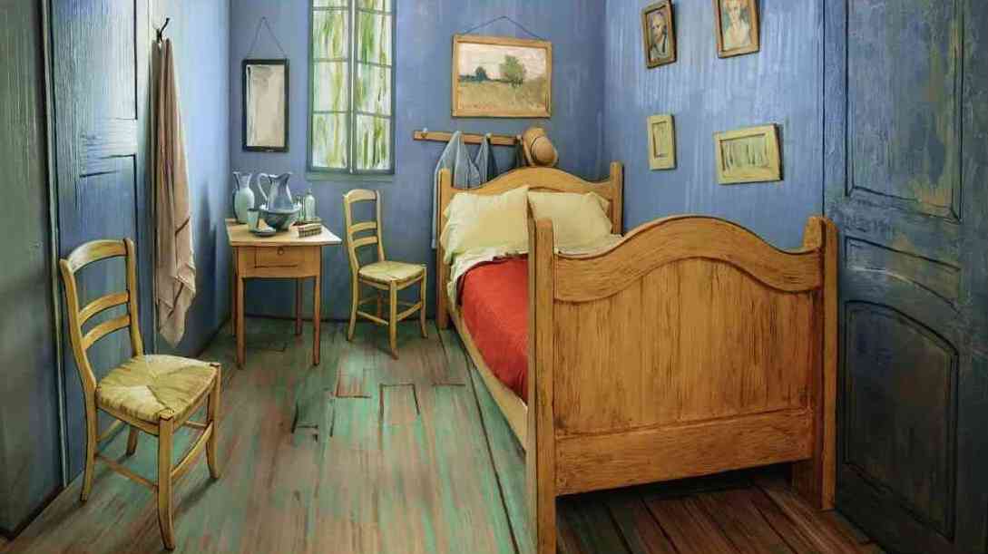 Reconstruction of Van Gogh's bedroom