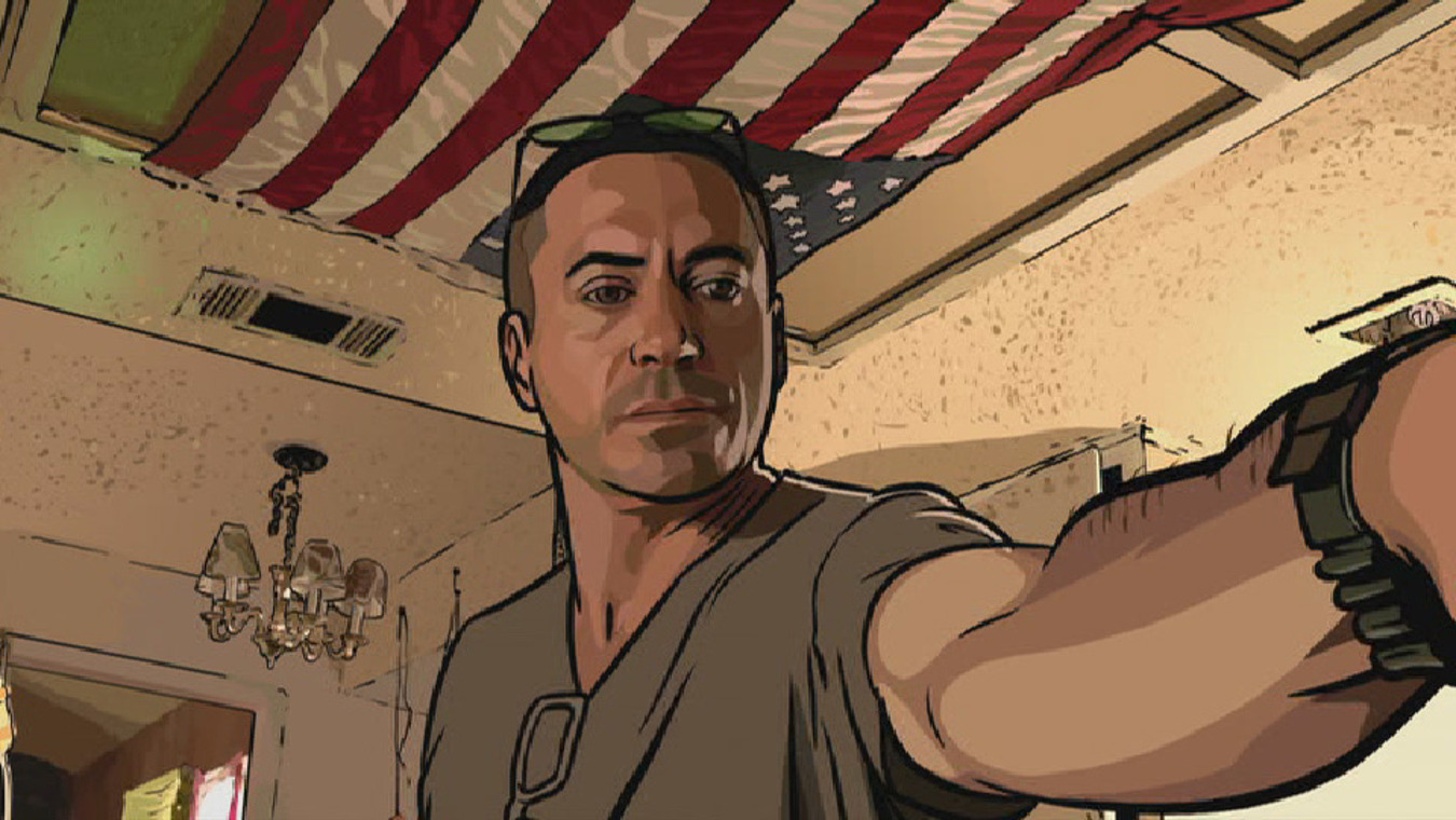 Scanner Darkly drawing