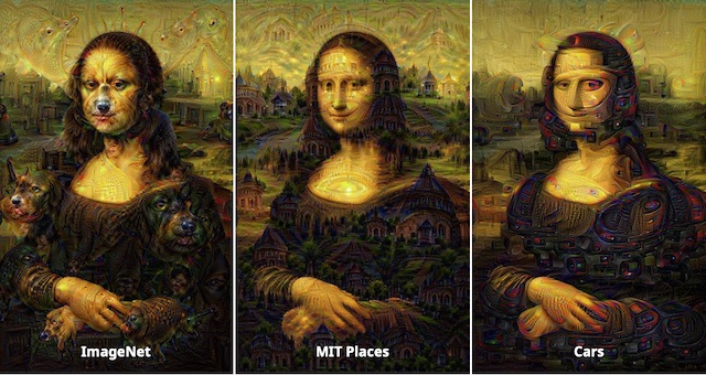 DeepDream on different datasets