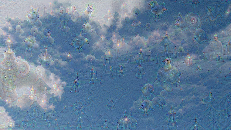 DeepDream sky