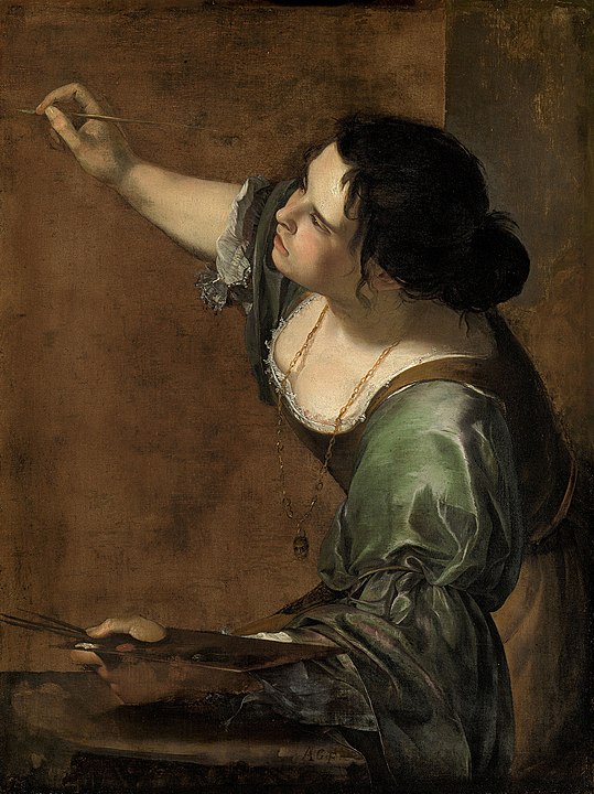 Gentileschi self-portrait