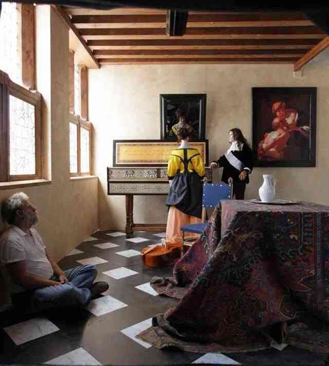 Tim Jenison in his Vermeer room