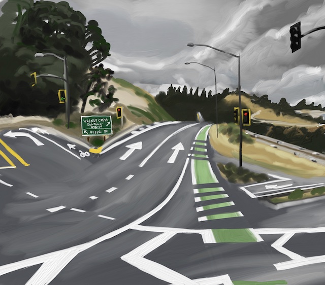 Berkeley hills drawing