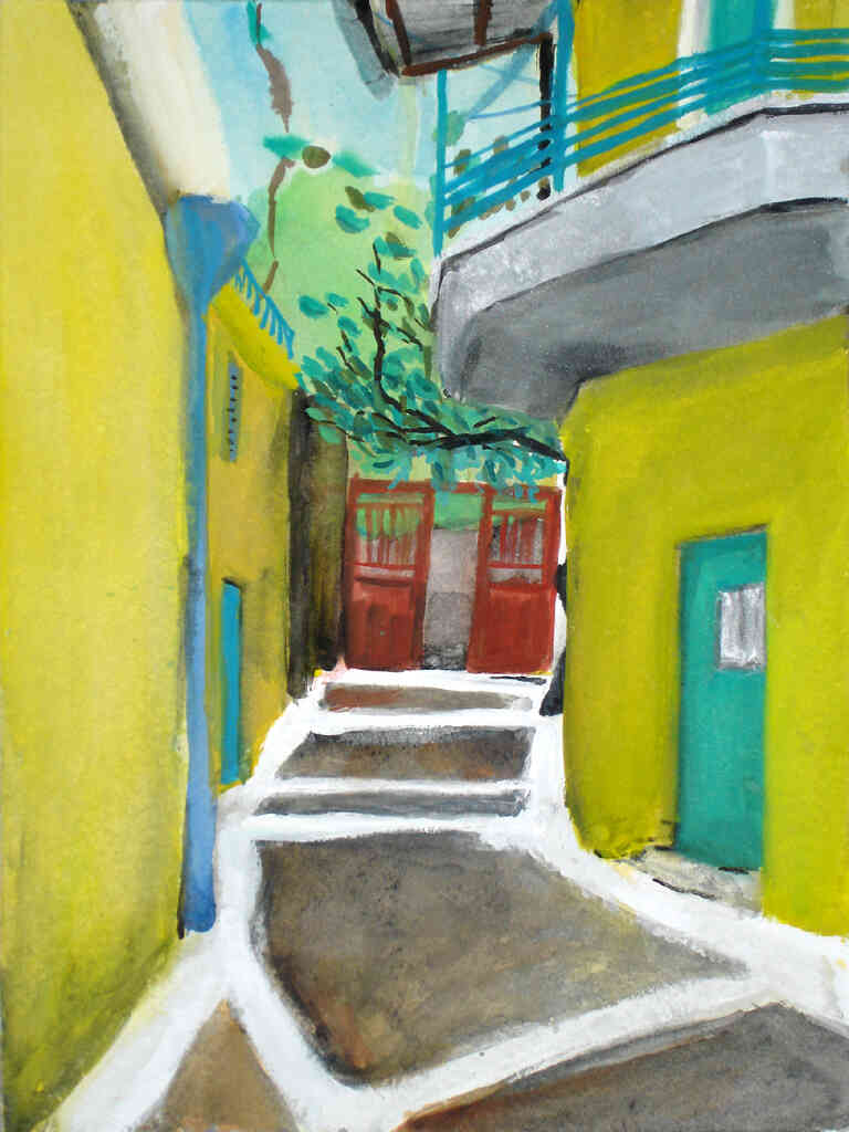 alley painting