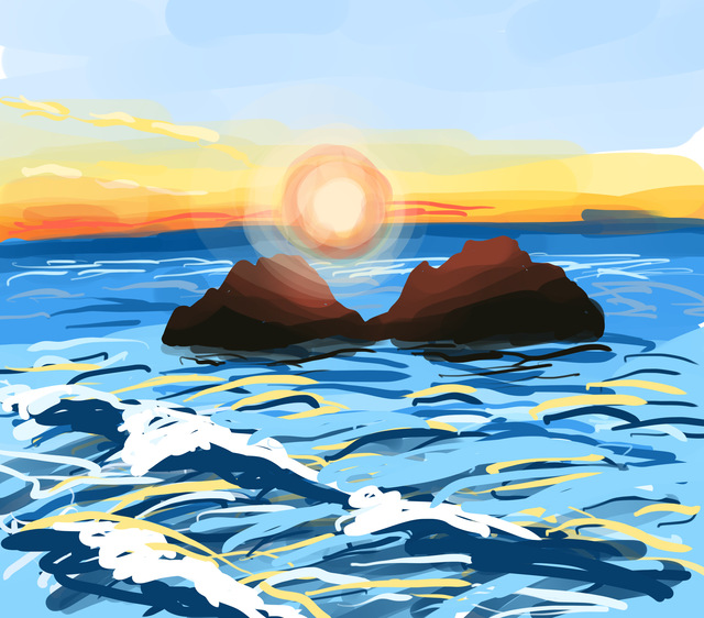 Seal Rock Painting