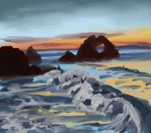 Seal Rock Painting
