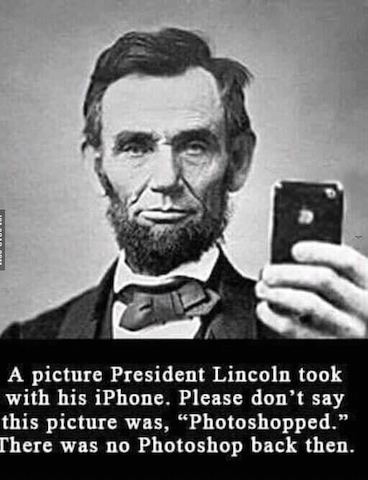Lincoln photoshop